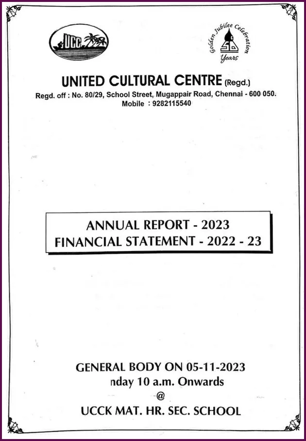 annual report  ucc