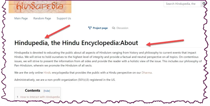 About Hindu Encyclopedia 
